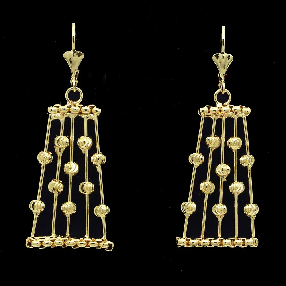 Women Necklace Set Gold Plated Jewelry Choker Luxury Colorful Rhinestone Rings Earrings Bracelet Wedding Jewellery